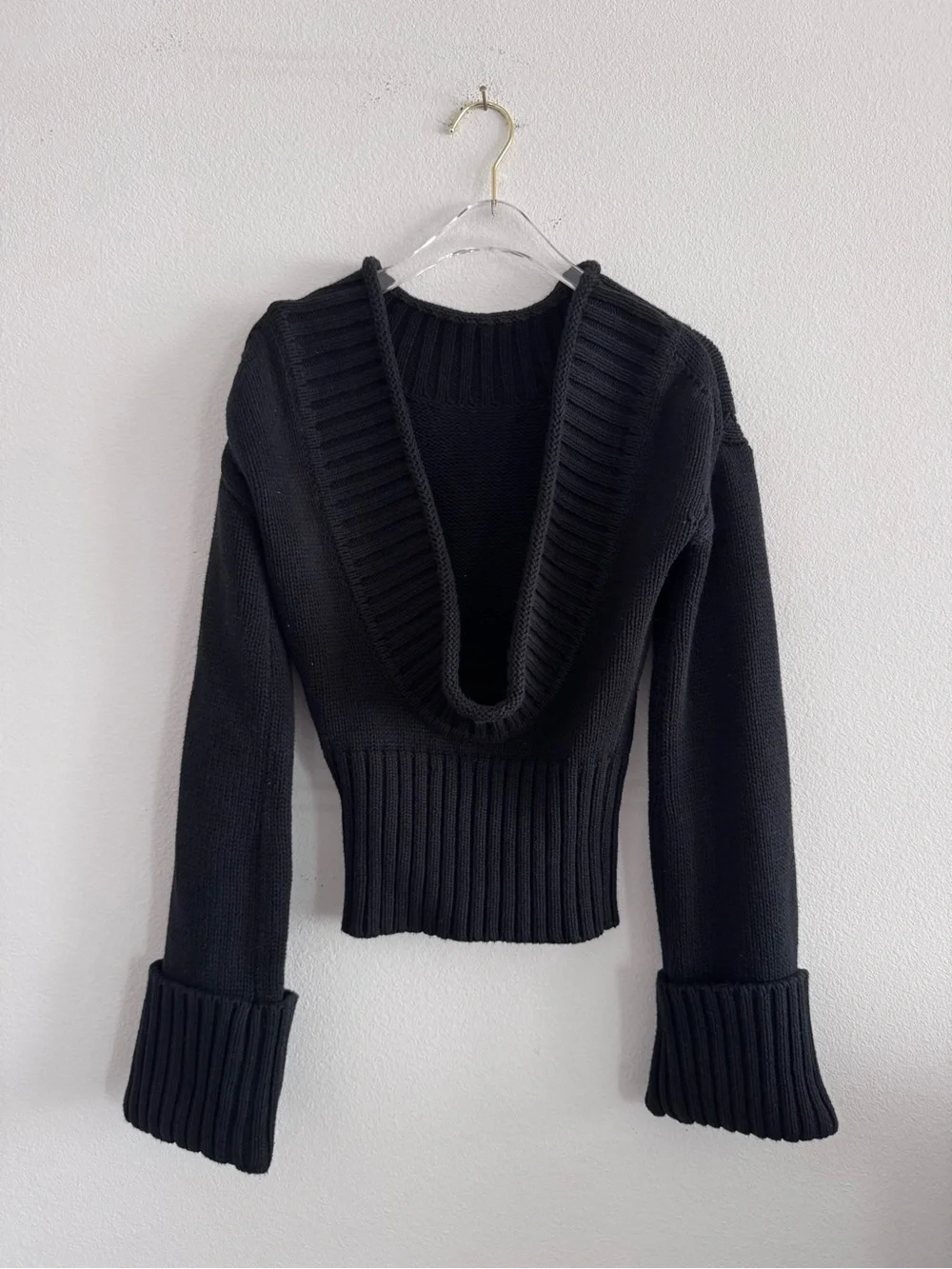 J Crew The Rollneck by BUCI In Black Size XS